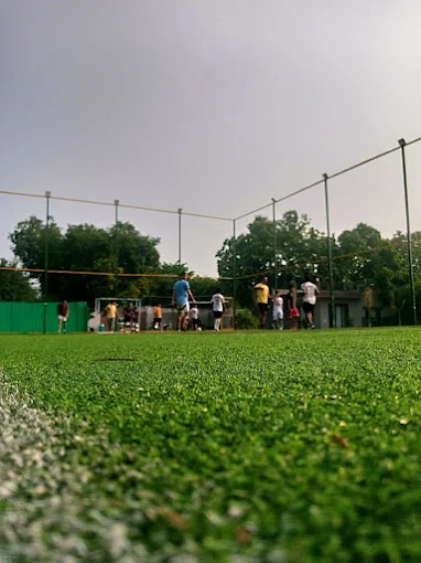 Players in action at Shambhu Playing Arena turf
