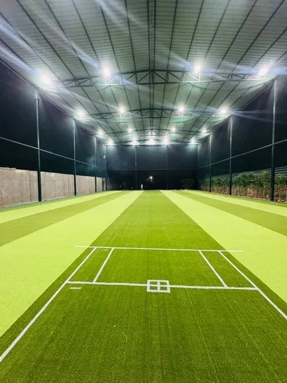 Players in action at Shambhu Playing Arena turf
